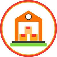 Warehouse Vector Icon Design