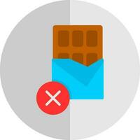 No Chocolate Vector Icon Design