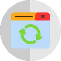 Refresh Page Vector Icon Design