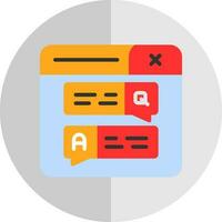 Forum Vector Icon Design