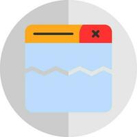 Broken Link Vector Icon Design