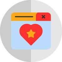 Favourite Page Vector Icon Design