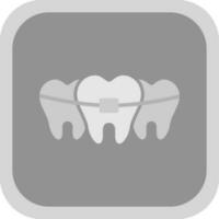 Broken Tooth Vector Icon Design