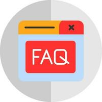 Faq Vector Icon Design