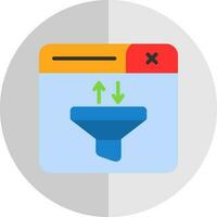 Funnel Vector Icon Design