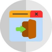 Logout Vector Icon Design