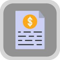 Medical Invoice Vector Icon Design