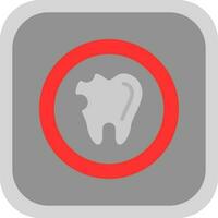 Caries Vector Icon Design