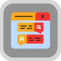 Forum Vector Icon Design