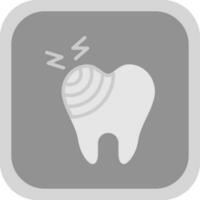 Broken Tooth Vector Icon Design