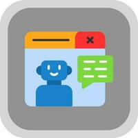 Chatbot Vector Icon Design