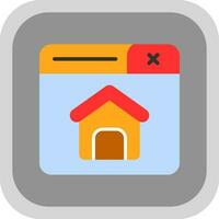 Home Page Vector Icon Design