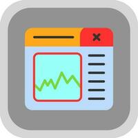 Graph Vector Icon Design