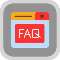 Faq Vector Icon Design