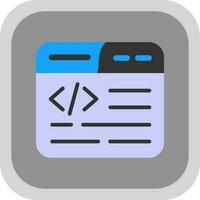 Web Coding Vector Icon Design