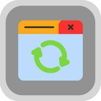 Refresh Page Vector Icon Design