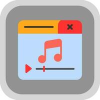 Music Player Vector Icon Design