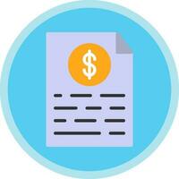 Medical Invoice Vector Icon Design