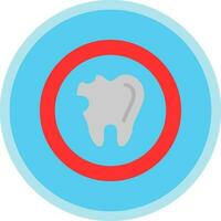 caries vector icono diseño