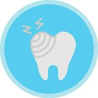 Broken Tooth Vector Icon Design