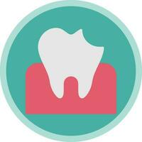 Dental Caries Vector Icon Design