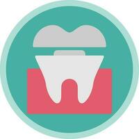 Dental Crown Vector Icon Design