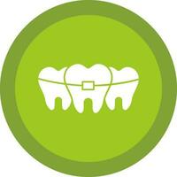 Broken Tooth Vector Icon Design