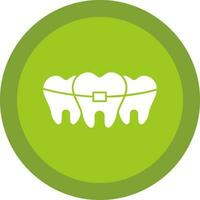 Broken Tooth Vector Icon Design