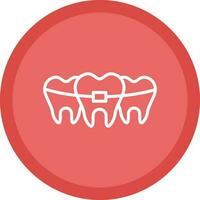 Broken Tooth Vector Icon Design