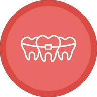 Broken Tooth Vector Icon Design