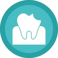 Dental Caries Vector Icon Design