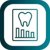 Dental Record Vector Icon Design