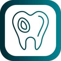 Caries Vector Icon Design