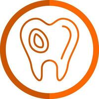 Caries Vector Icon Design