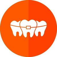 Broken Tooth Vector Icon Design