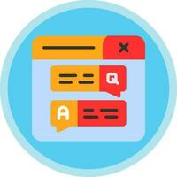 Forum Vector Icon Design