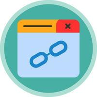 Web Link Vector Icon Design