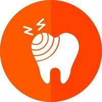 Broken Tooth Vector Icon Design