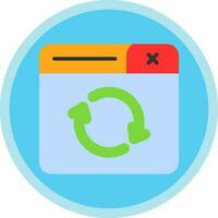 Refresh Page Vector Icon Design