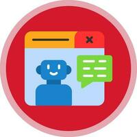 Chatbot Vector Icon Design
