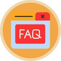 Faq Vector Icon Design