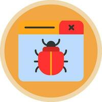 Bug Vector Icon Design