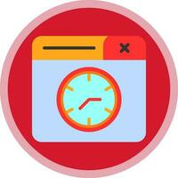 Clock Vector Icon Design