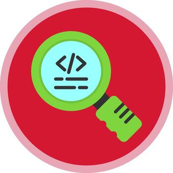 Quick Review Code Vector Icon Design