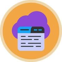 Cloud Vector Icon Design