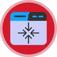 Minimize Vector Icon Design