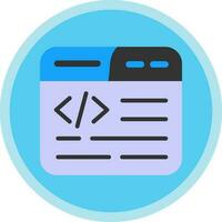 Web Coding Vector Icon Design