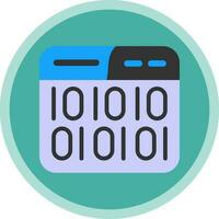 Binary Code Vector Icon Design