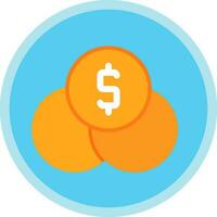 Coin Vector Icon Design