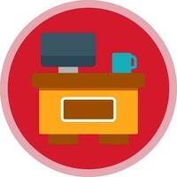 Information Desk Vector Icon Design